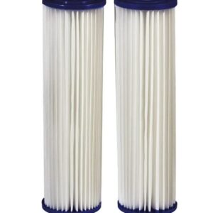 Filtrete Standard Capacity Whole House Pleated Replacement Water Filter 3WH-STDPL-F02, 2 pack, for use with 3WH-STD-S01 System