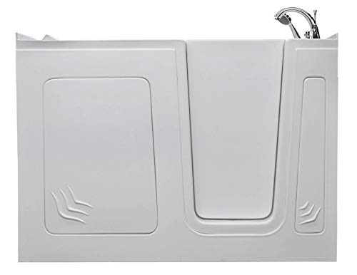 Meditub MT3260RWS 32 by 60 by 40-Inch Walk In Soaker Bathtub Spa Right Side Door, White