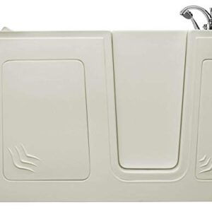 Meditub MT3260RWS 32 by 60 by 40-Inch Walk In Soaker Bathtub Spa Right Side Door, White