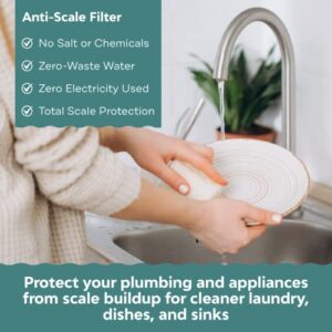APPLIED MEMBRANES INC. Anti-Scale System for Tankless Water Heater and Whole-House Scale Protection | No-Scale Filter System with 4.5"x20" Filter