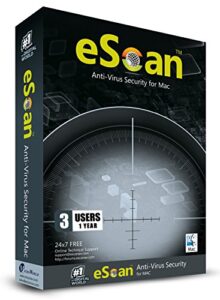 escan anti-virus security for mac 3 user 1 year