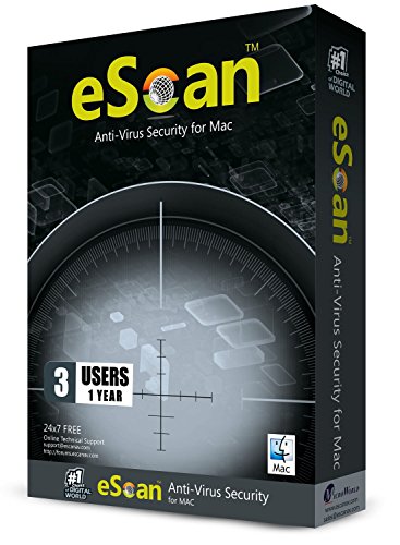 eScan Anti-Virus Security for Mac 3 User 1 Year