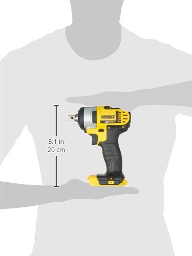 DEWALT 20V MAX Cordless Impact Wrench with Detent Pin, 1/2-Inch, Tool Only (DCF880B)