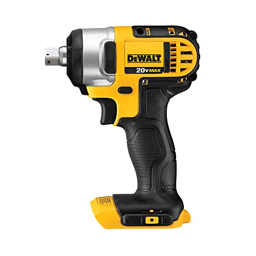 DEWALT 20V MAX Cordless Impact Wrench with Detent Pin, 1/2-Inch, Tool Only (DCF880B)