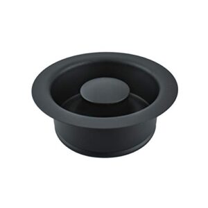 keeney manufacturing k5417blk garbage disposal flange and stopper, black