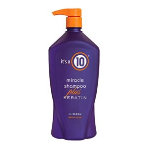 it's a 10 miracle shampoo plus keratin 33.8 oz, sulfate free