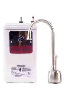 waste king h711-u-sn quick & hot water dispenser faucet & tank - satin nickel,medium