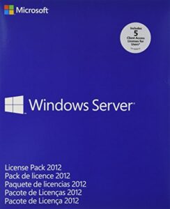 windows server cal 2012 mlp 5 users