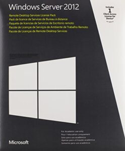 windows remote desktop services cal 2012 mlp device