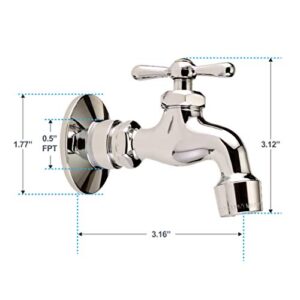 Homewerks 3210-161-CH-B-Z Wall Mount Faucet Chrome