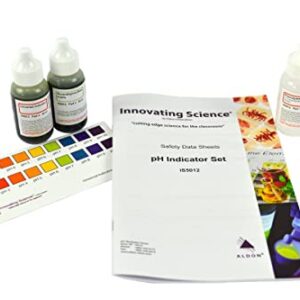 pH Indicator Set - Includes 3 Solutions & Color Charts - The Curated Chemical Collection by Innovating Science