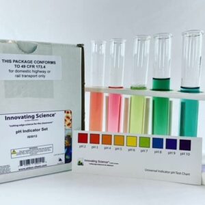 pH Indicator Set - Includes 3 Solutions & Color Charts - The Curated Chemical Collection by Innovating Science