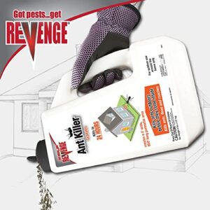 Revenge Ant Killer Granules, 4 lbs. Ready-to-Use Fast Acting Perimeter Treatment for Home Kills Ants, Fleas & Roaches