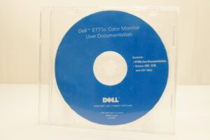 dell e773c color monitor user documentation install disc year: 2003 april computer software program install