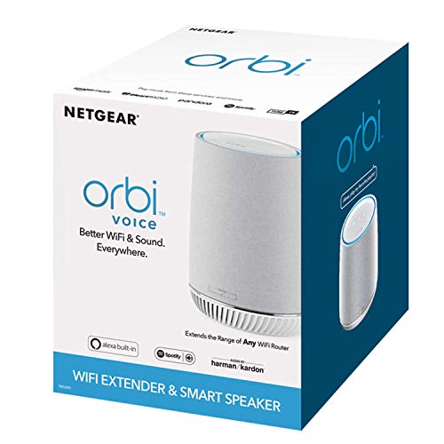 NETGEAR Orbi Voice Smart Speaker & WiFi Mesh Extender with Amazon Alexa (RBS40V) - Discontinued by Manufacturer