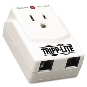 tripp lite travelcube direct plug-in notebook surge suppressor 1 outlet 540 joules gray trptravelcube
