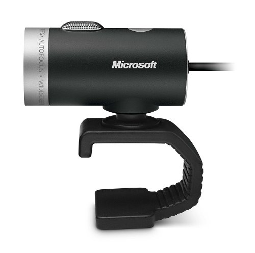 Microsoft LifeCam Cinema,Webcam with built-in noise cancelling Microphone, Light Correction, USB Connectivity, for video calling on Microsoft Teams/Zoom, compatible with Windows 8/10/11/ Mac