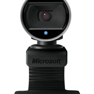 Microsoft LifeCam Cinema,Webcam with built-in noise cancelling Microphone, Light Correction, USB Connectivity, for video calling on Microsoft Teams/Zoom, compatible with Windows 8/10/11/ Mac