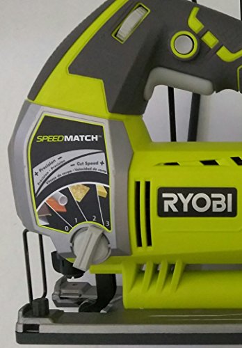 RYOBI JS651L1 6.1 Amp Variable Speed Orbital Jigsaw With Speed Match