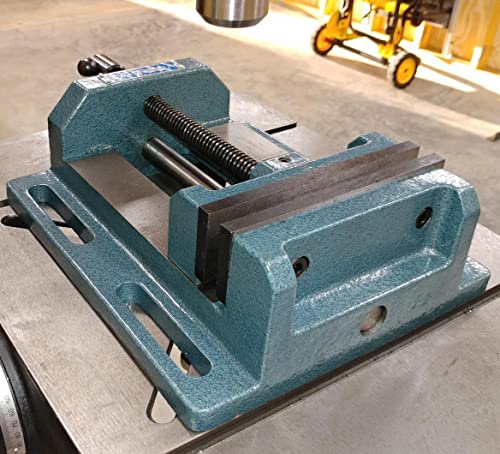 Wilton LP6 Low-Profile Drill Press Vise, 6" Jaw Width, 6" Jaw Opening, 2" Jaw Depth (11746)