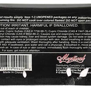 Mystical Fire Flame Colorant Vibrant Long-Lasting Pulsating Flame Color Changer for Indoor or Outdoor Use 0.882 oz Packets 24- Count Box by Mystical Fire