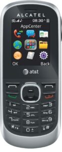 alcatel 510a prepaid gophone (at&t) 3g gsm bar phone