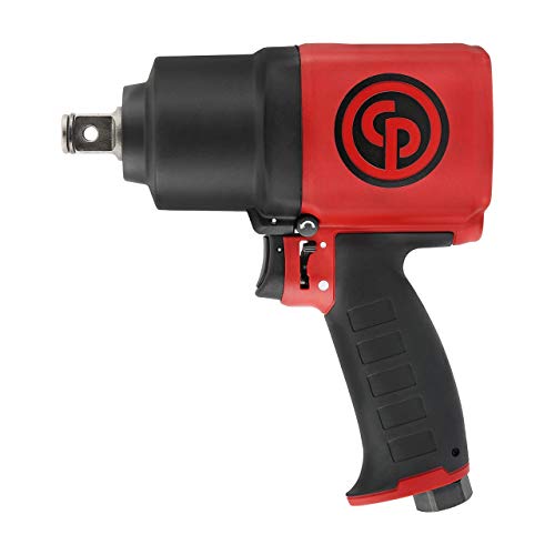 Chicago Pneumatic CP7769 Air Impact Wrench (3/4 Inch), Air Impact Gun Industrial Repair & Assembly Tool, Pistol Handle, Twin Hammer, Max Torque Output 1400 ft. lbf/1650 Nm, 6500 RPM