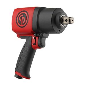 Chicago Pneumatic CP7769 Air Impact Wrench (3/4 Inch), Air Impact Gun Industrial Repair & Assembly Tool, Pistol Handle, Twin Hammer, Max Torque Output 1400 ft. lbf/1650 Nm, 6500 RPM