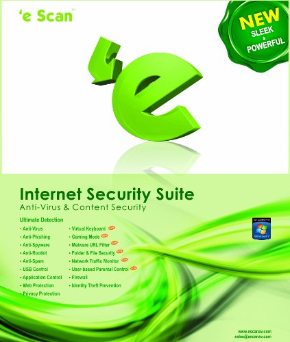 eScan Internet Security Edition for Home User 3 user 2 year [Download]