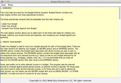 Home Budget Planner 2.0 for Mac [Download]