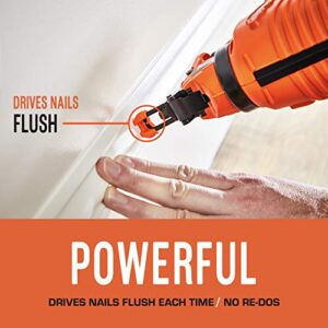 Paslode, Cordless Finish Nailer, 902400, 16 Gauge Angled, Battery and Fuel Cell Powered, No Compressor Needed