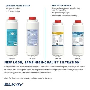 Elkay 51299c WaterSentry VII Replacement Filter (Coolers + Fountains), white, 1-Single