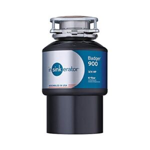 insinkerator badger 900 3/4 hp continuous feed garbage disposer