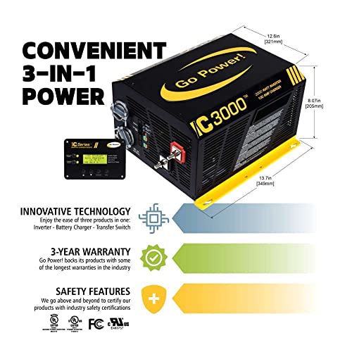 Go Power! Solar Extreme Complete Solar and Inverter System 570-watt