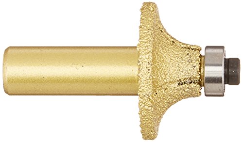 Toolocity RBQL044610 3/8-Inch Radius Brazed Router Bit 1/2-Inch Shank with Bearing