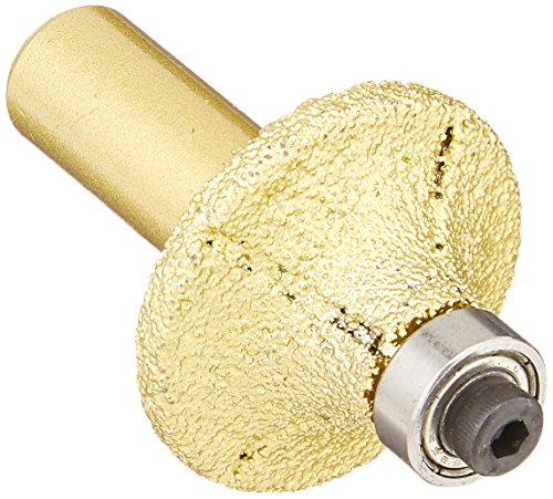 Toolocity RBQL044610 3/8-Inch Radius Brazed Router Bit 1/2-Inch Shank with Bearing