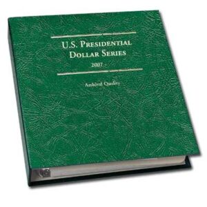 littleton coin album: presidential dollars 2007-2016 p&d mints
