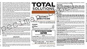 Total Solutions Extinct Insecticide (1 Gallon) - Permethrin Insecticide for Indoor & Outdoor Use