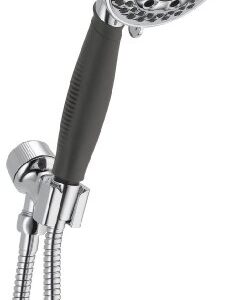 Delta Faucet 5-Spray H2Okinetic Hand Held Shower Head, Chrome 54445-PK