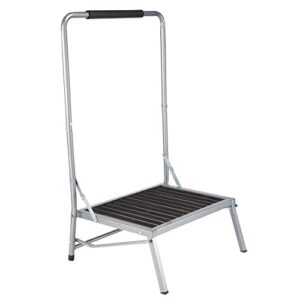 livingsure extra wide step stool with handle, 20” x 15.6” x 38.4”