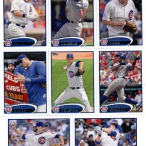 2012 Topps Chicago Cubs Complete Master Team Set (Series 1,2, and Update) -31 Cards Includes Camp, Vitters, Russell, Jackson, Mather, Bowden, Castro, and Asencio