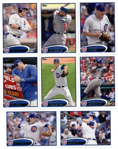 2012 Topps Chicago Cubs Complete Master Team Set (Series 1,2, and Update) -31 Cards Includes Camp, Vitters, Russell, Jackson, Mather, Bowden, Castro, and Asencio