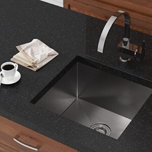 MR Direct 2321s-16 Stainless Steel Sink Undermount 20 in. Single Bowl Kitchen