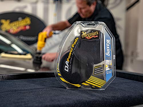 Meguiar's G3509 DA Waxing Power Pads, 4" Wide - 2 Pads