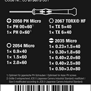 KRAFTFORM MICRO-SET/12 SB 1 SCREWDRIVER SET