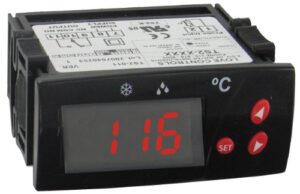 dwyer love series ts2 digital temperature switch, red display, 110 vac supply voltage, °f display