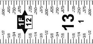 Crescent Lufkin 3/4" x 12' Quikread® Power Return Yellow Clad Tape Measure - PQR1312N