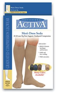 bsn medical h3504 activa sock, firm, x-large, 20-30 mmhg, tan