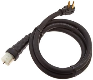 generac 6330 10-foot 50-amp generator cord for safe and reliable power transfer, made of weather resistant rubber with twist-lock ends
