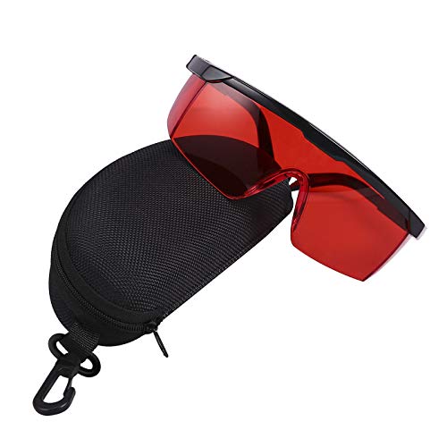 HDE UV Laser Eye Protection Safety Glasses w/Case